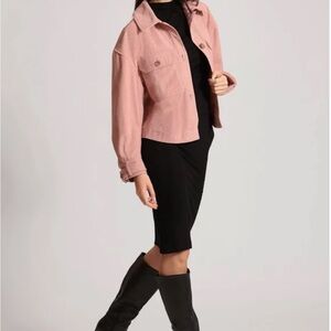 Women's Pink Corduroy Jacket